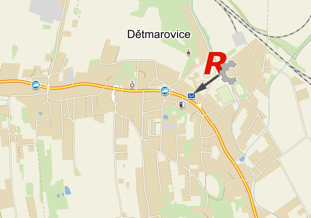 mapa - Rusek